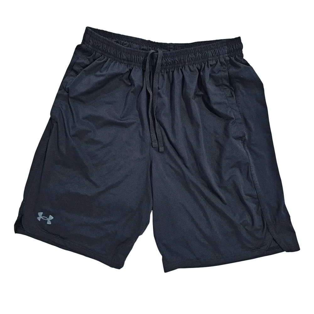 Under Armour Men Large Black Raid 2.0 Athletic Training Shorts